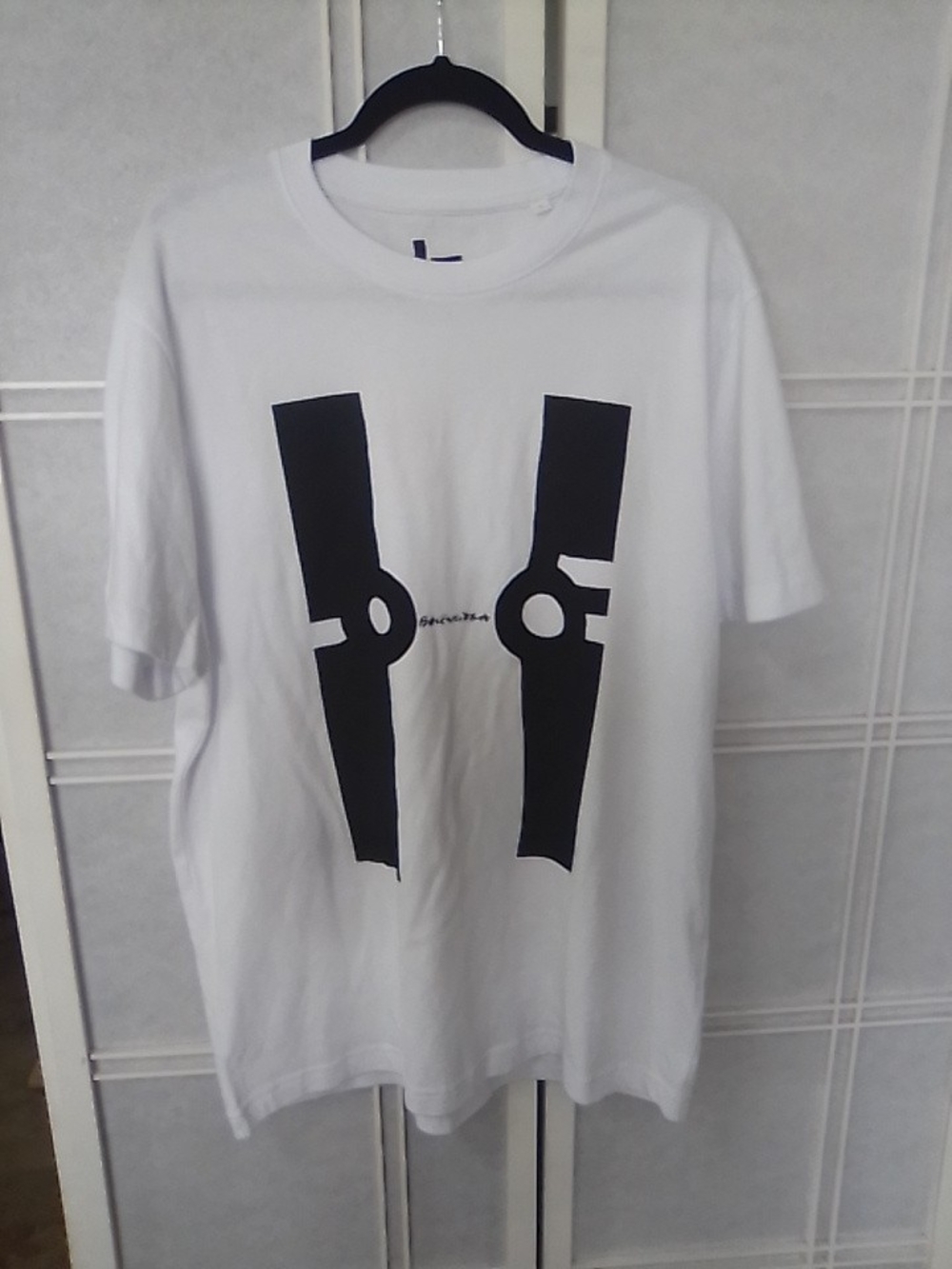 White Graphic Short-Sleeve Men's Chilli Daleku Balenciaga T Shirt
